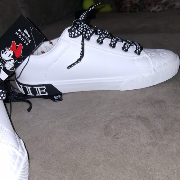 Disney Minnie Mouse Low Top Lace Up Sneakers Women's Size 8.5 NWT - Picture 6 of 11